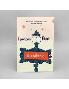 Save the date Mariage Paris...