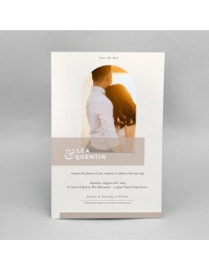 Save the date Mariage Arche...