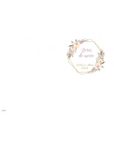 Couverture de livret de messe Fleurs... Couverture de livret de messe Fleurs...