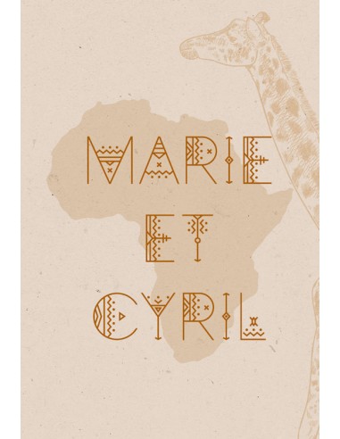 Timbre mariage Afrique - Marie Timbre mariage Afrique - Marie