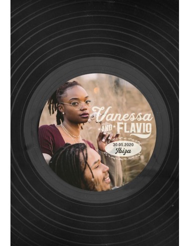 Étiquette mariage musique - Vanessa