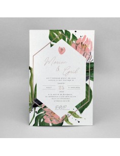 Faire-part Mariage Exotique...