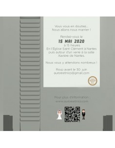 Faire-part numérique geek -... 2