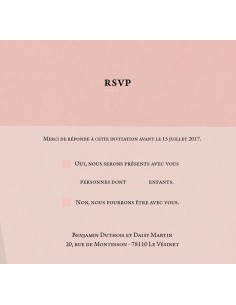 Carton RSVP nude - Daisy 2