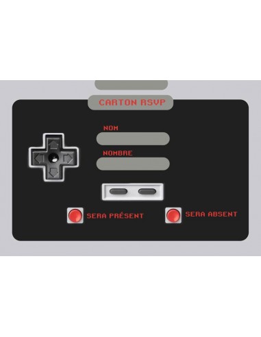 Carton RSVP geek - Aurore Carton RSVP geek - Aurore