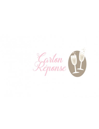 Carton RSVP moderne - Ella Carton RSVP moderne - Ella