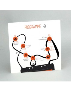 Carton Programme K7 vintage...