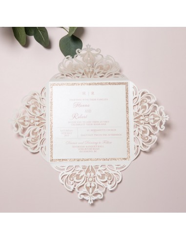 Faire-part mariage Dentelle... Faire-part mariage Dentelle...
