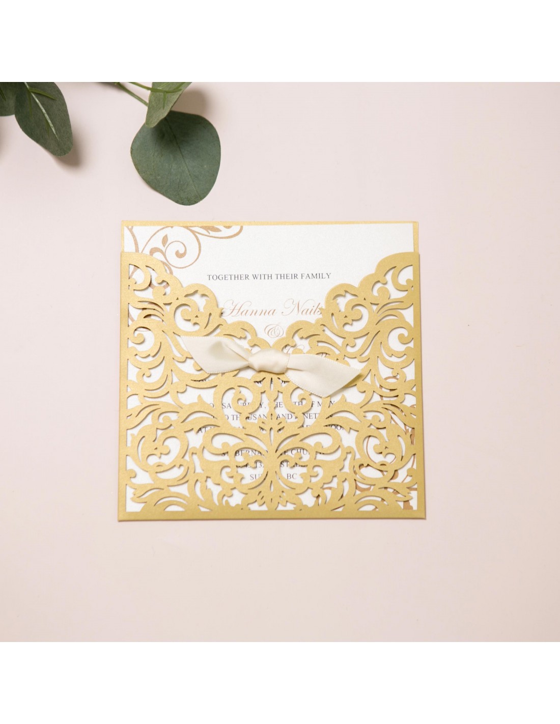 Faire-part mariage Esperluette enveloppe 