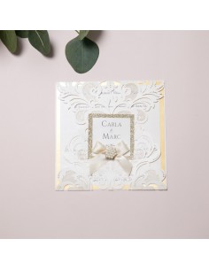 Faire-part Mariage Dentelle...