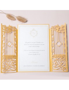 Faire-part mariage dentelle... 2