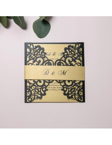 Faire-part Mariage Dentelle Vintage -... Faire-part Mariage Dentelle Vintage -...