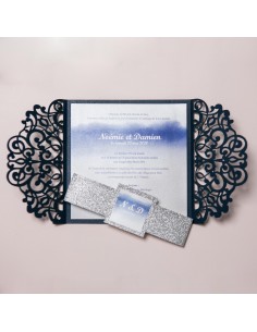 Faire-part Mariage Dentelle... 2