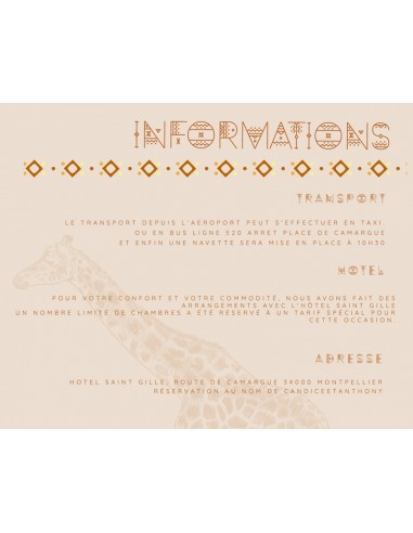 Carton Info Afrique - Marie Carton Info Afrique - Marie