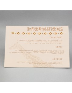 Carton Info Afrique - Marie