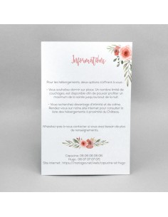 Carton Infos fleurs des...