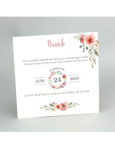 Carton brunch fleurs des...