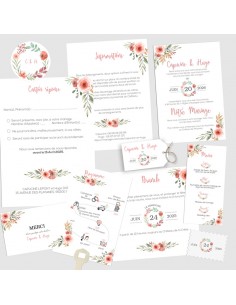 Faire-part numérique fleurs... 2