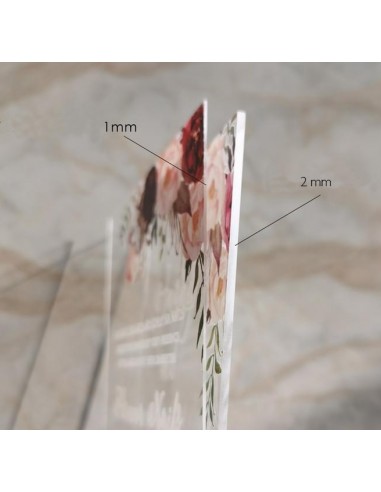 Faire-Part Mariage Plexiglas... Faire-Part Mariage Plexiglas...