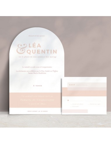 Faire-part Mariage Arche - Collection... Faire-part Mariage Arche - Collection...