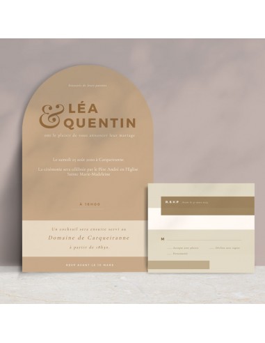 Faire-part Mariage Arche - Collection... Faire-part Mariage Arche - Collection...