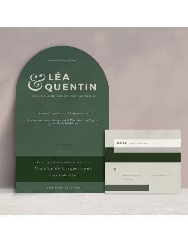 Faire-part Mariage Arche - Collection... Faire-part Mariage Arche - Collection...