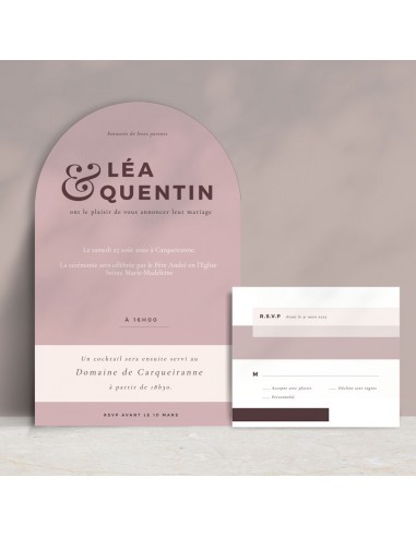 Faire-part Mariage Arche - Collection... Faire-part Mariage Arche - Collection...