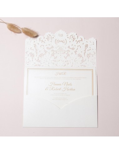 Faire-part Mariage Pochette découpe... Faire-part Mariage Pochette découpe...