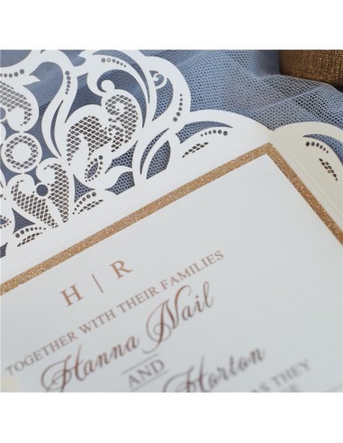 Faire-part mariage Dentelle... Faire-part mariage Dentelle...