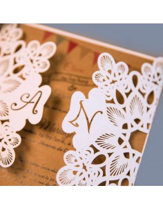 Faire-part Mariage bohème... 2