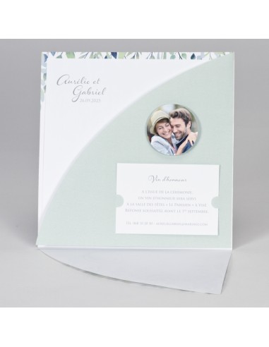 Faire Part Mariage Theme Nature Avec Photo