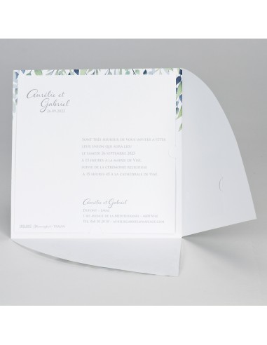 Faire-part Mariage Thème Nature avec... Faire-part Mariage Thème Nature avec...