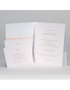 Faire-part Mariage Dentelle... 2