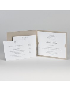 Faire-part Mariage beige... 2