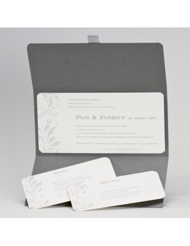 Faire-part Mariage Pochette Chic...