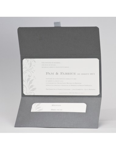 Faire-part Mariage Pochette Chic... Faire-part Mariage Pochette Chic...