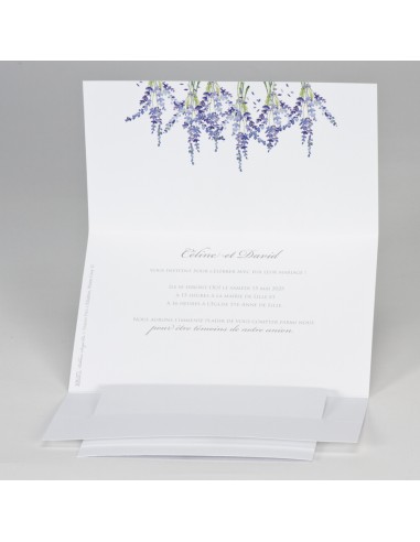 Faire-part mariage Thème Provence