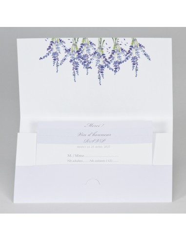 Faire-part mariage Thème Provence Faire-part mariage Thème Provence