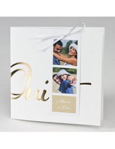 Faire-part mariage "Oui"...