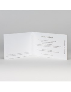 Faire-part Mariage Kraft et... 2
