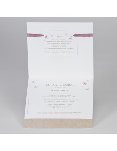 Faire-part mariage Printanier et...