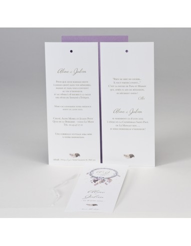 Faire-part Mariage Pochette Attrape rêve