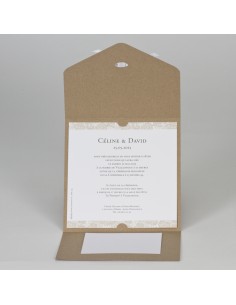 Faire-part mariage pochette... 2