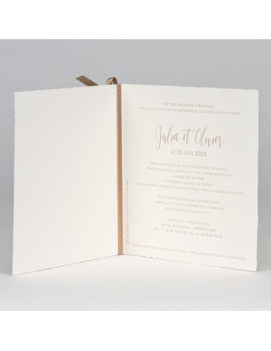 Faire-part Mariage Couronne de Laurier