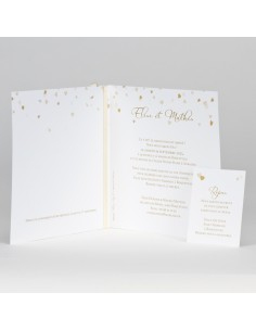 Faire-part Mariage Cœurs... 2