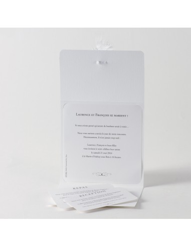 Faire-part Mariage Pochette Plume...