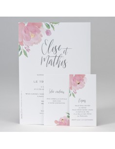 Faire-part mariage Thème...