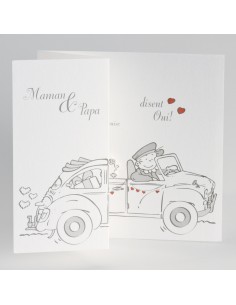 Faire-part Mariage Maman et...