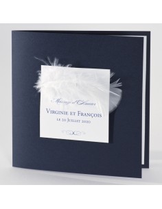 Faire-part Mariage plume...