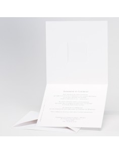 Faire-part Mariage carré de... 2